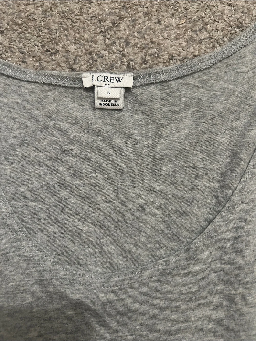 J.Crew Grey Tie-Front Sleeveless Dress